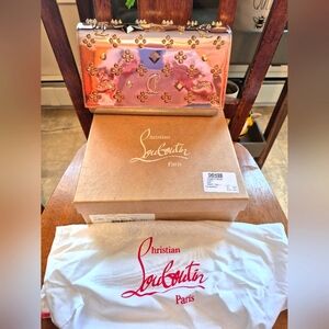 Christian Louboutin Pink Clutch Bag